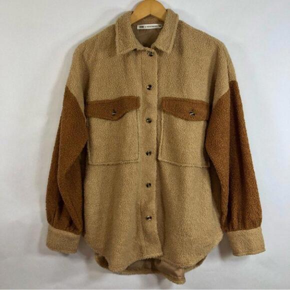 12TH TRIBE x THESALTYBLONDE Two Toned Shacket - Small - Picture 7 of 8